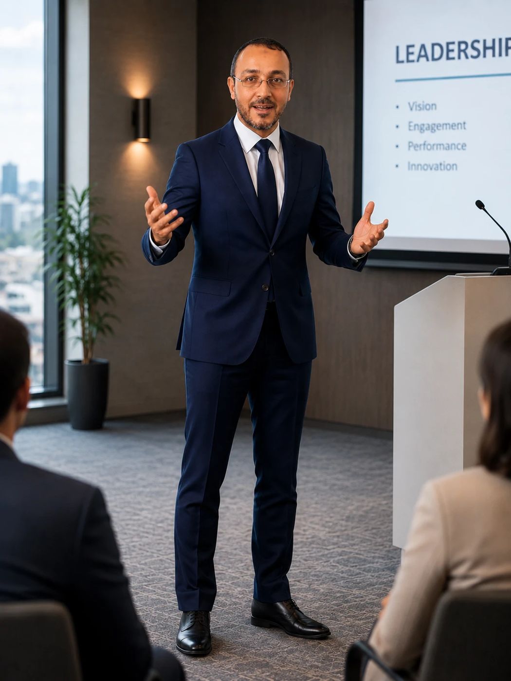 Leadership training session
